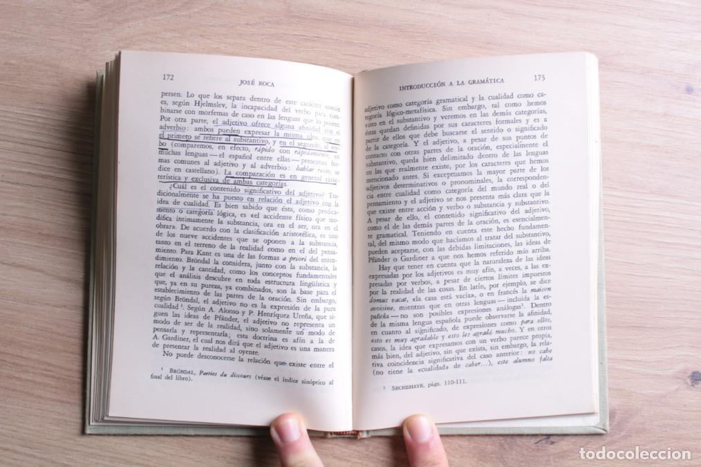 Libros de segunda mano: Introducci&oacute;n a la gram&aacute;tica Jos&eacute; Roca Pons - Foto 5