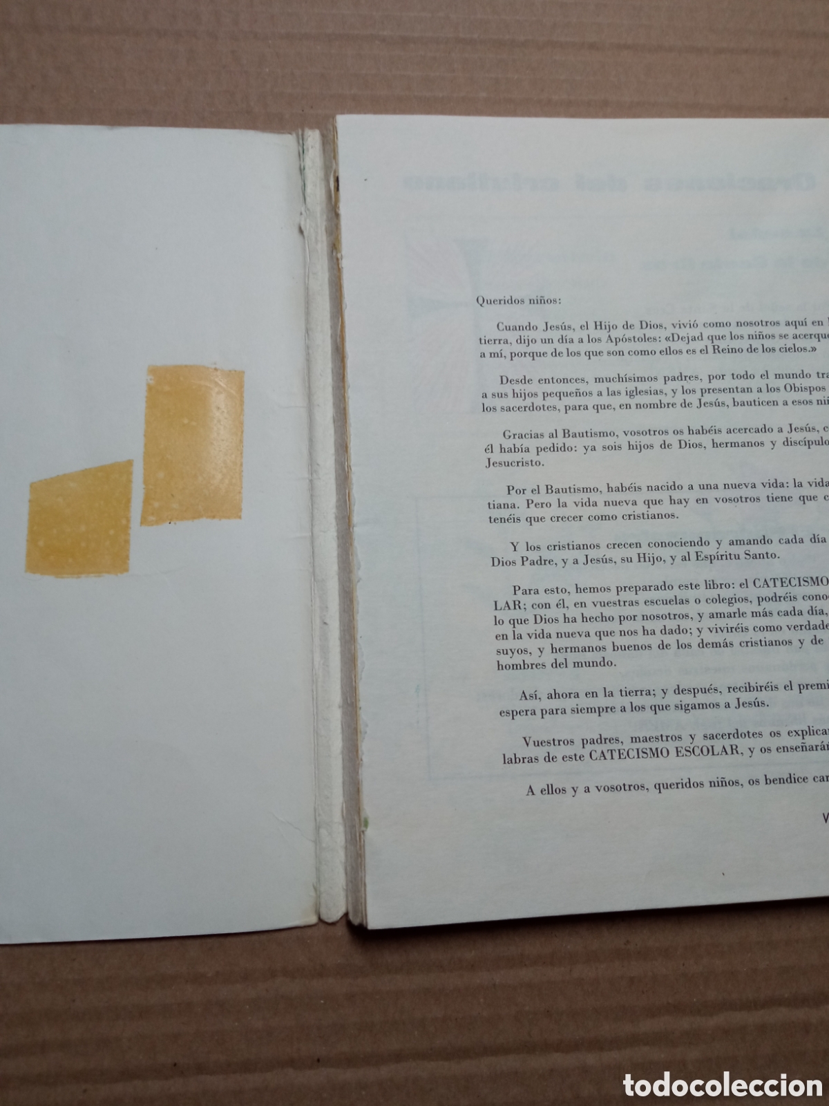 Libros de segunda mano: Lote Catecismo escolar 3 y 6. - Foto 2