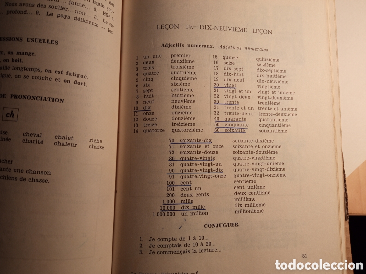 Libros de segunda mano: Le fran&ccedil;ais el&egrave;mentaire ediciones sm, 1967 - Foto 6