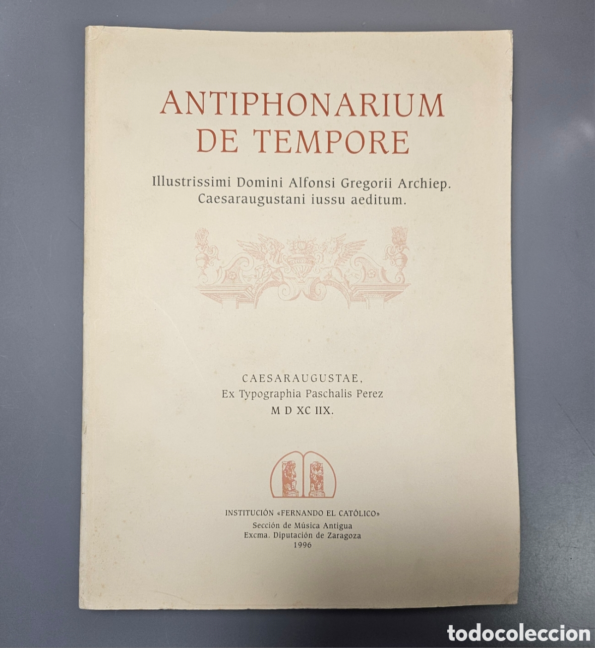 Libros de segunda mano: Antiphonarium de tempore - Foto 1