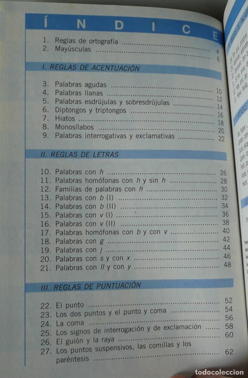 Libros de segunda mano: Ortograf&iacute;a b&aacute;sica. Primaria. (Ediciones SM, 1998) - Foto 2