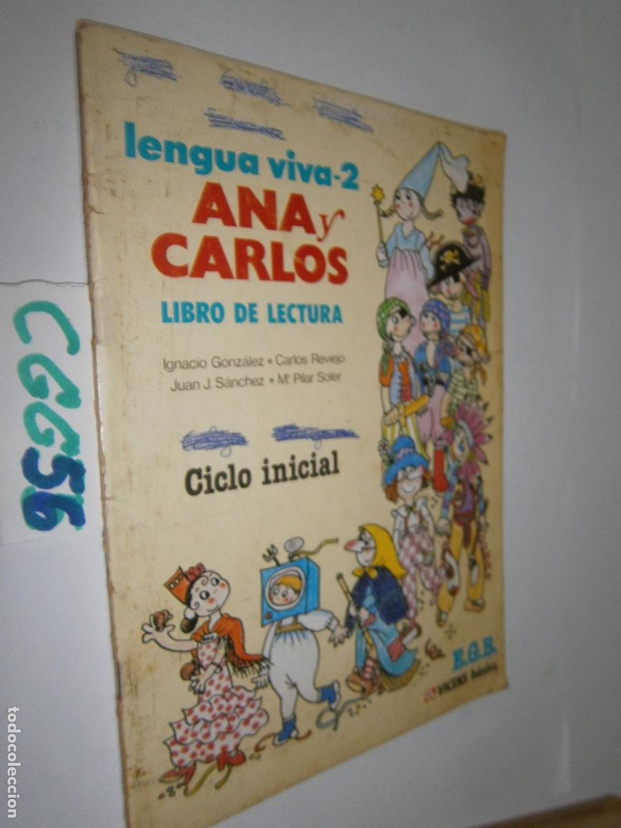 Libros de segunda mano: ANTIGUO LIBRO DE TEXTO - ANA Y CARLOS - LIBRO DE LECTURA - Foto 1