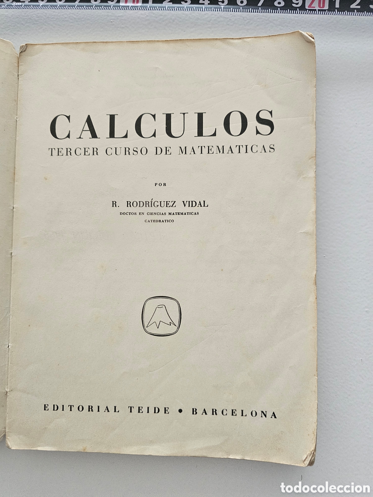Libros de segunda mano: Libro escolar C&aacute;lculos de R. Rodr&iacute;guez Vidal 1964 - Foto 2