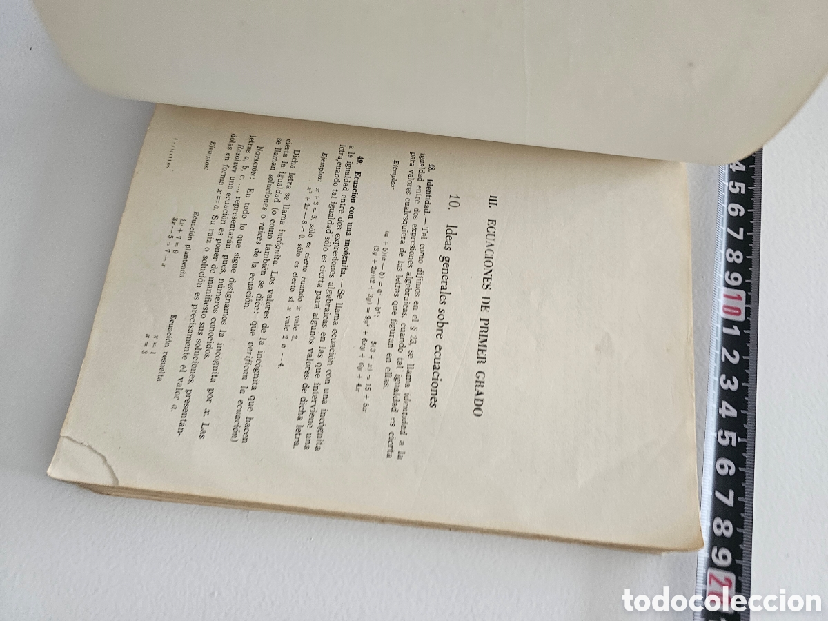 Libros de segunda mano: Libro escolar C&aacute;lculos de R. Rodr&iacute;guez Vidal 1964 - Foto 10