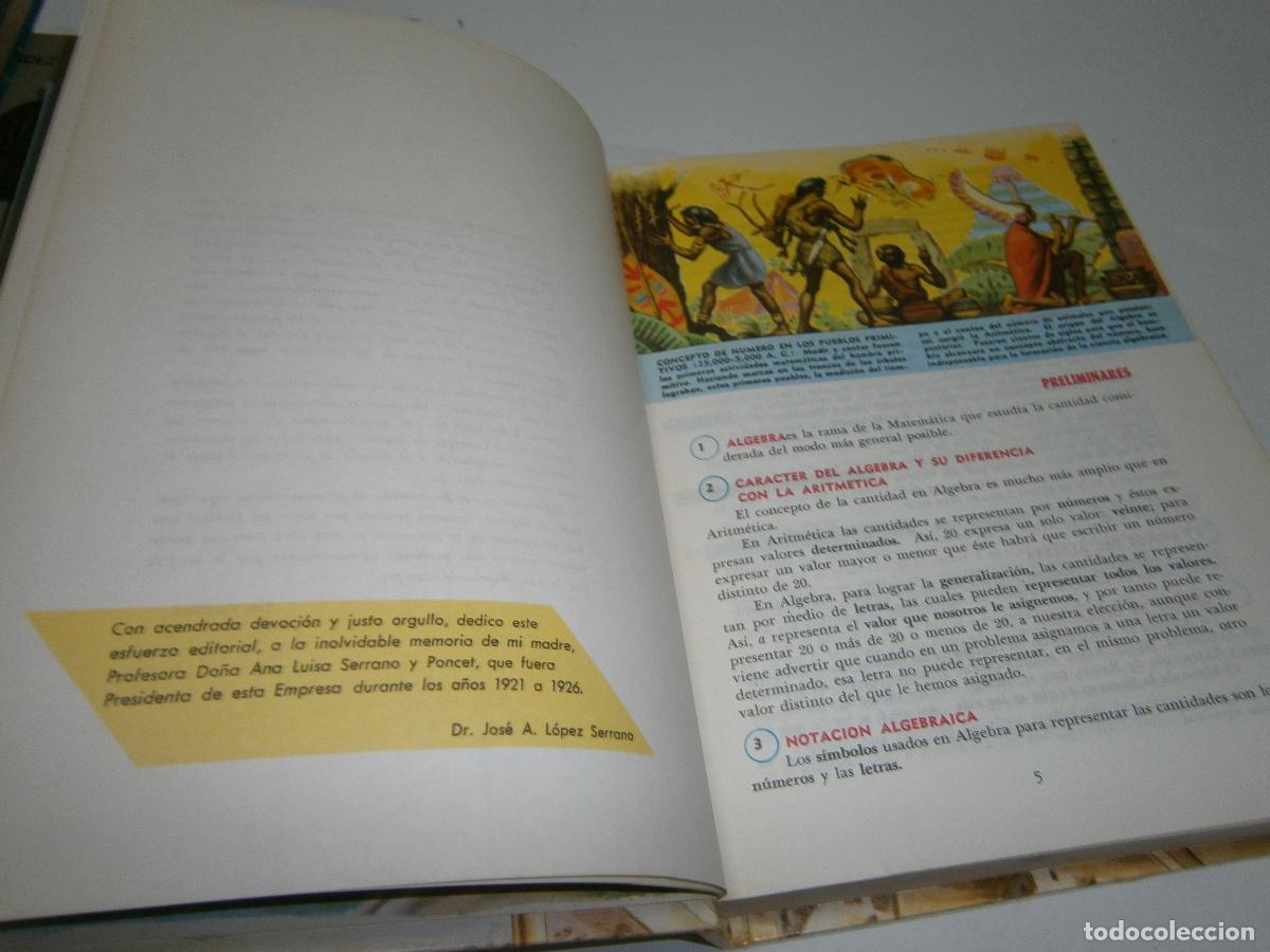 Libros de segunda mano: ANTIGUO LIBRO DE TEXTO - ALGEBRA ELEMENTAL - Foto 2