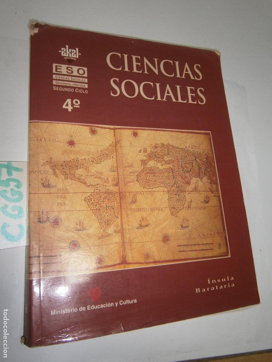 Libros de segunda mano: ANTIGUO LIBRO DE TEXTO - CIENCIAS SOCIALES - Foto 1