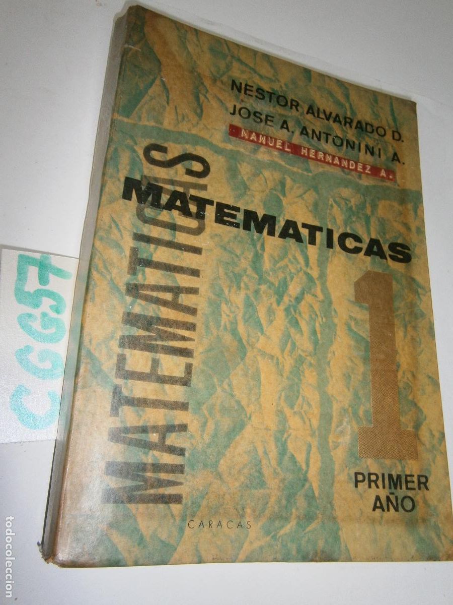 Libros de segunda mano: ANTIGUO LIBRO DE TEXTO - MATEMATICAS 1&ordm; - Foto 1