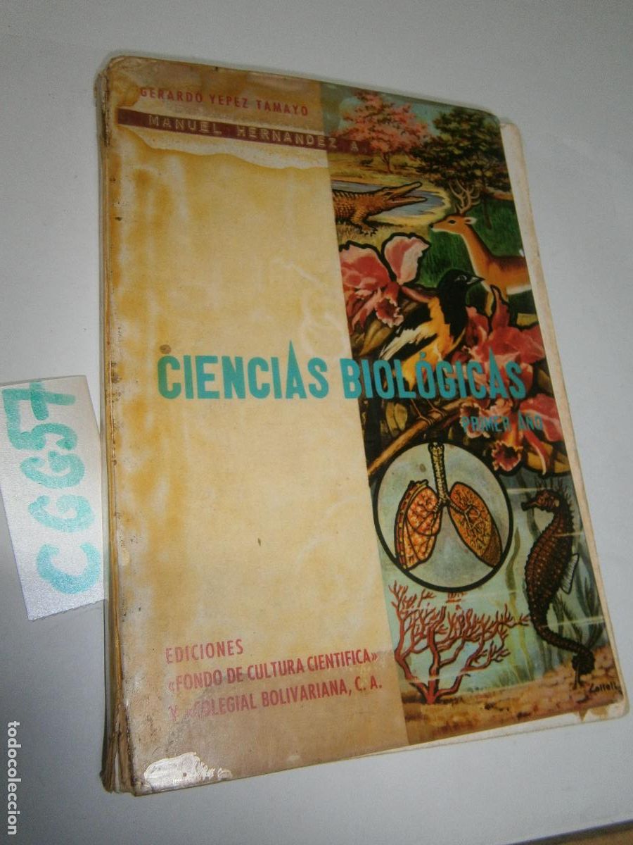 Libros de segunda mano: ANTIGUO LIBRO DE TEXTO - CIENCIAS BIOLOGICAS - Foto 1