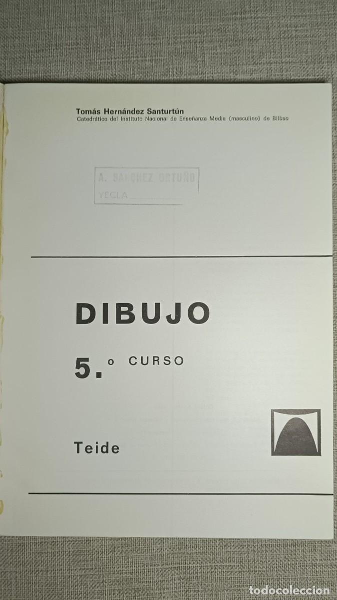 Libros de segunda mano: Dibujo 5 Editorial Teide - Foto 3