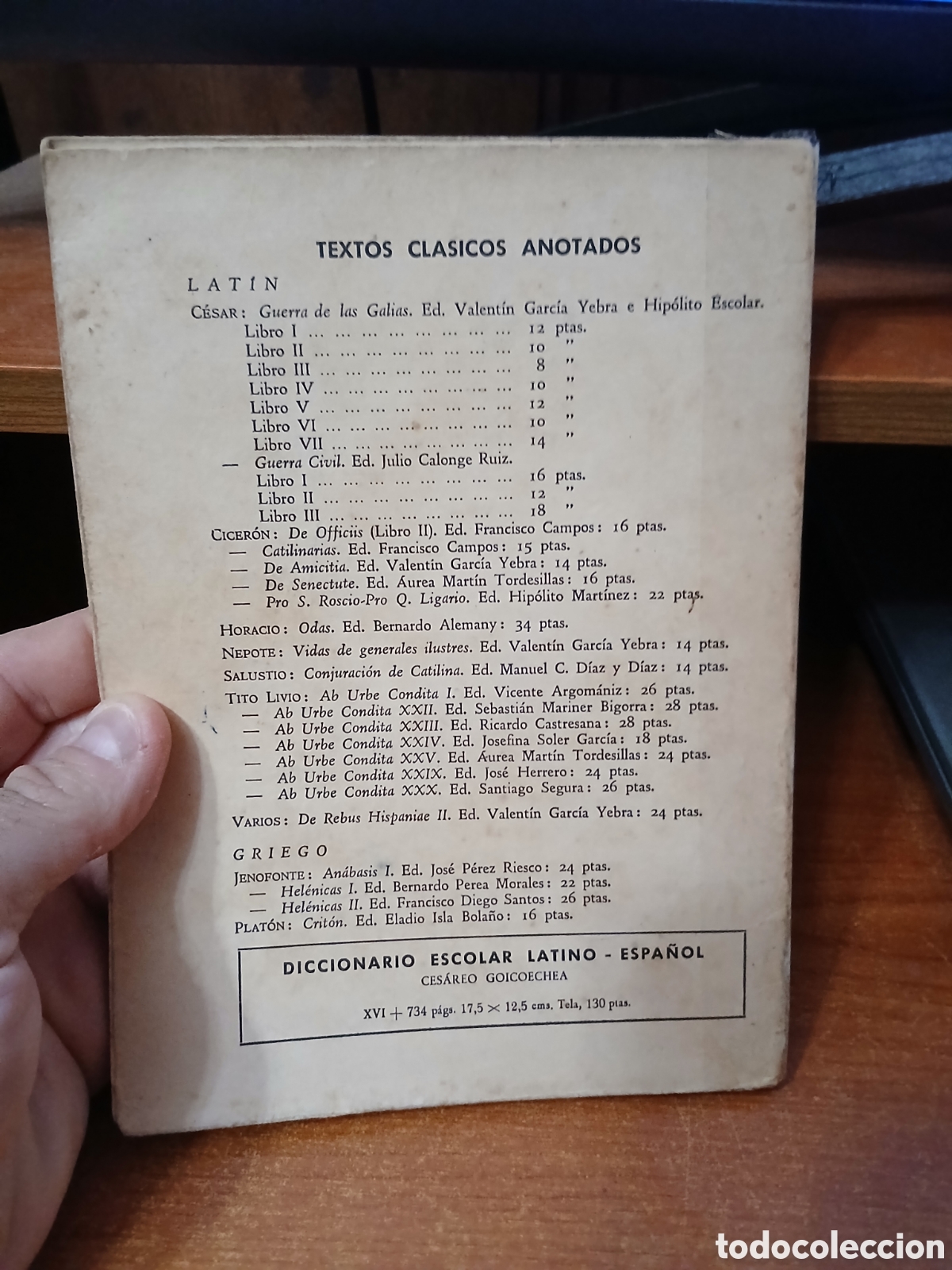 Libros de segunda mano: Libro Antolog&iacute;a Latina -Ed. Gredos 1.963- (Libro de Texto) - Foto 2
