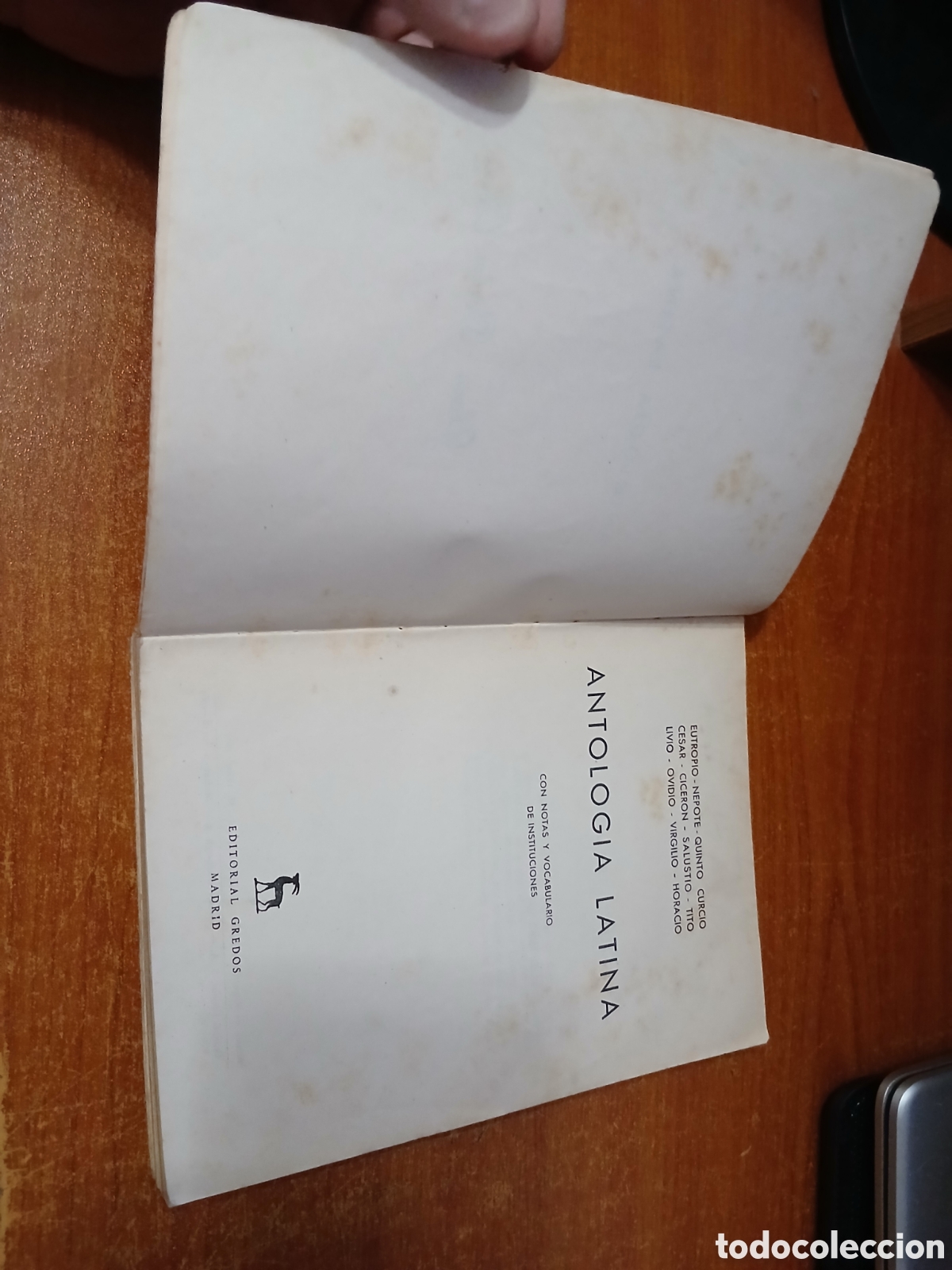 Libros de segunda mano: Libro Antolog&iacute;a Latina -Ed. Gredos 1.963- (Libro de Texto) - Foto 5