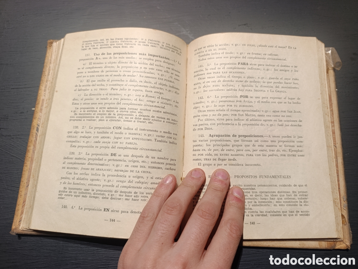 Libros de segunda mano: EDICIONES BRU&Ntilde;O GRAMATICA ESPA&Ntilde;OLA SEGUNDO CURSO DE BACHILLERATO. Plan 1957 - Foto 3