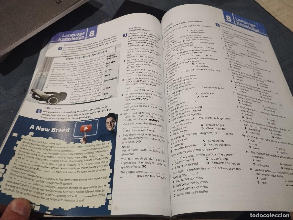 Libros de segunda mano: 2 LIBROS ON SCREEN C2 WORKBOOK & GRAMMAR BOOK / ON SCREEN C2 STUDENTS BOOK SIN USAR - Foto 8