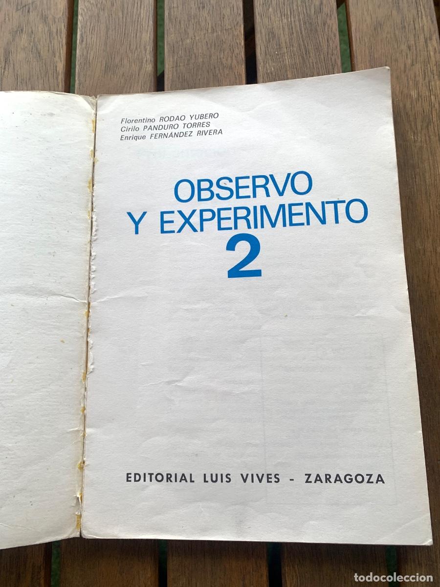 Libros de segunda mano: Observo y Experimento 2 EGB - Foto 4