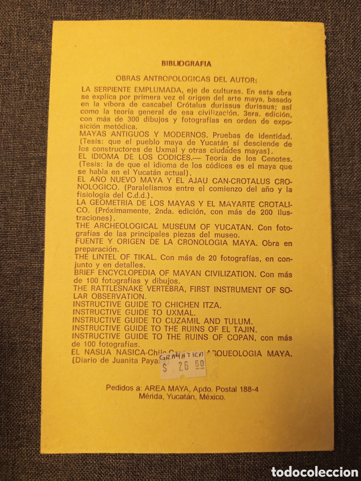 Libros de segunda mano: GRAMATICA MAYA (M. ZAVALA) - Foto 9