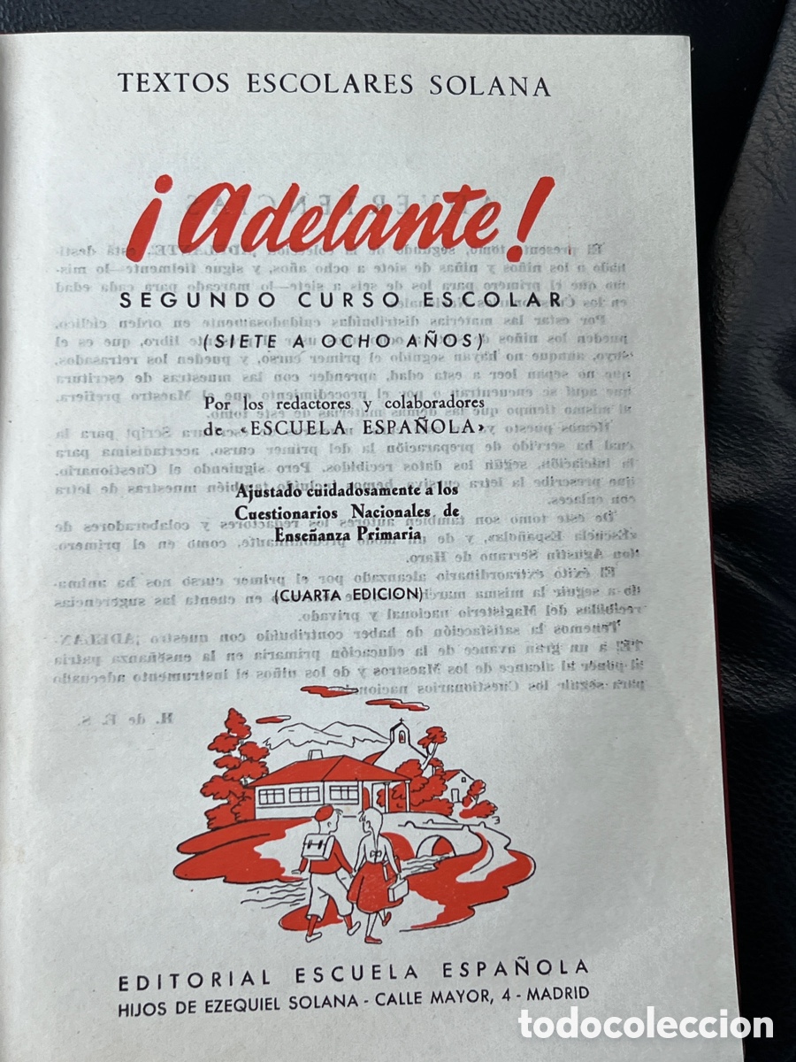 Libros de segunda mano: ADELANTE! 2&deg; Curso 1960 - Foto 2