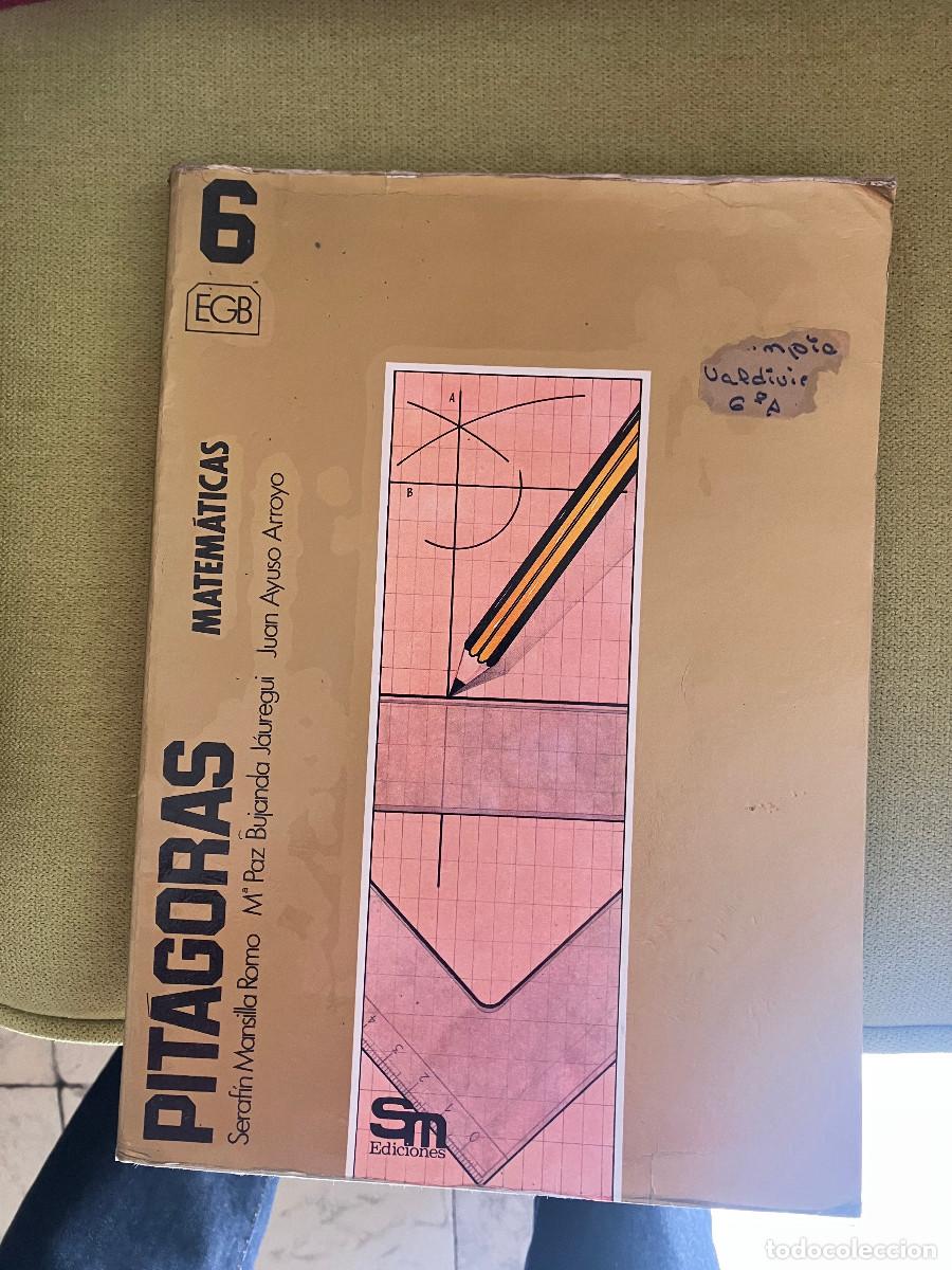 Libros de segunda mano: Manual de Matematicas, 6 egb Pitagoras, 1984. Ediciones SM - Foto 1