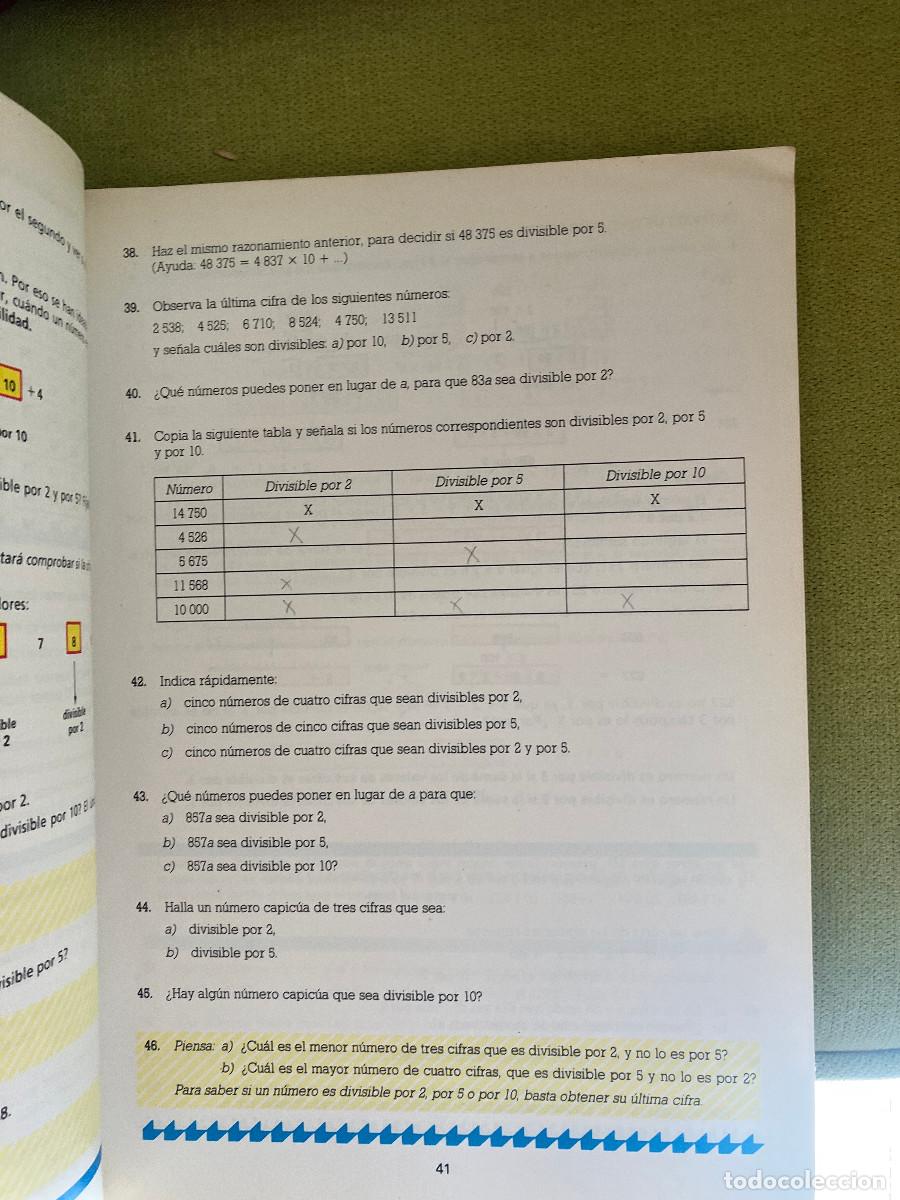 Libros de segunda mano: Manual de Matematicas, 6 egb Pitagoras, 1984. Ediciones SM - Foto 3