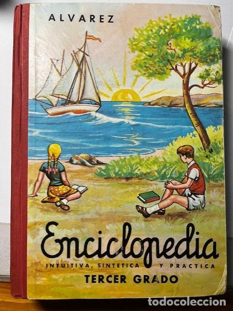 Libros de segunda mano: Enciclopedia &Aacute;lvarez, de tercer grado. - Foto 1