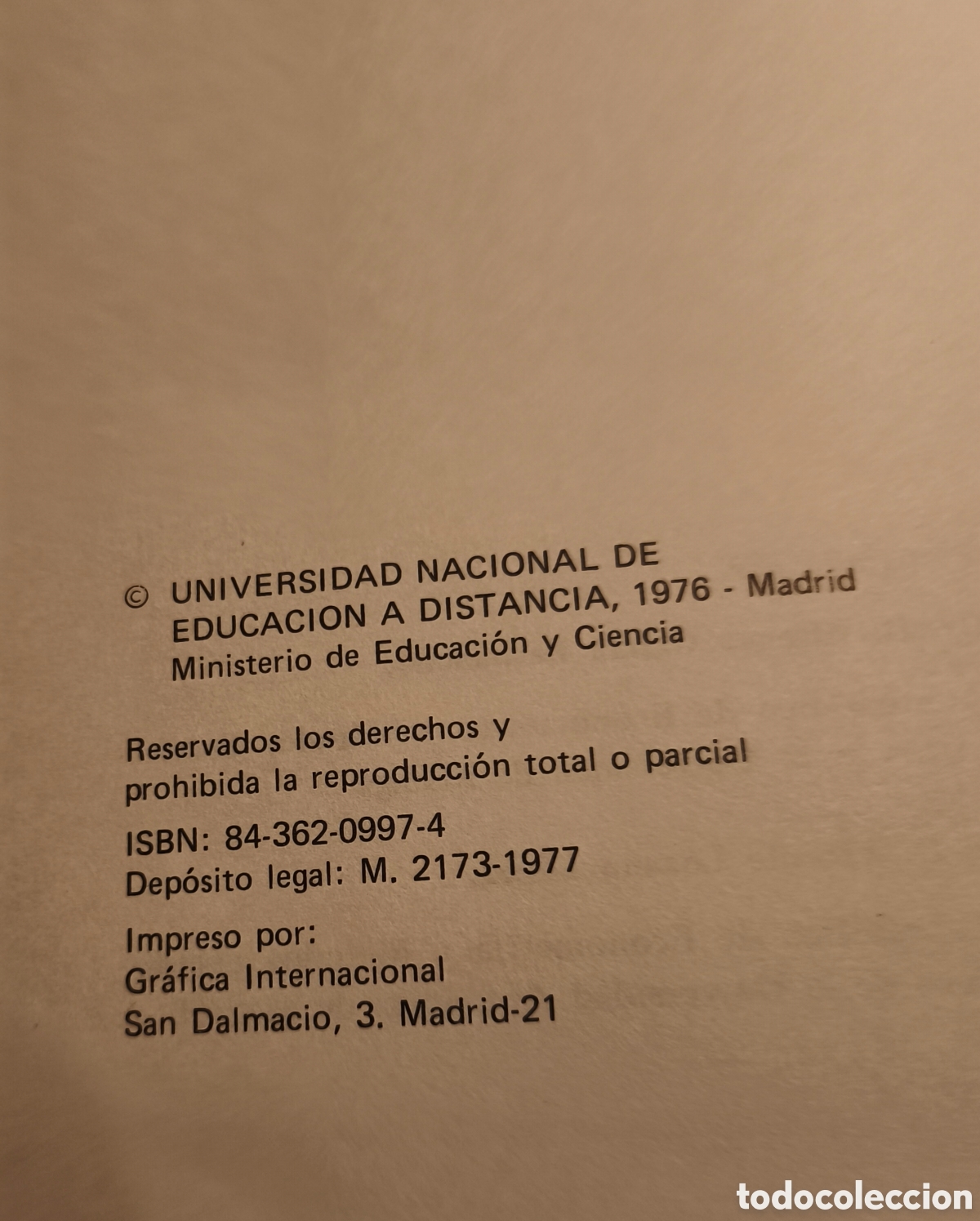 Libros de segunda mano: Estad&iacute;stica Teorica UNED curso 1976 - Foto 4