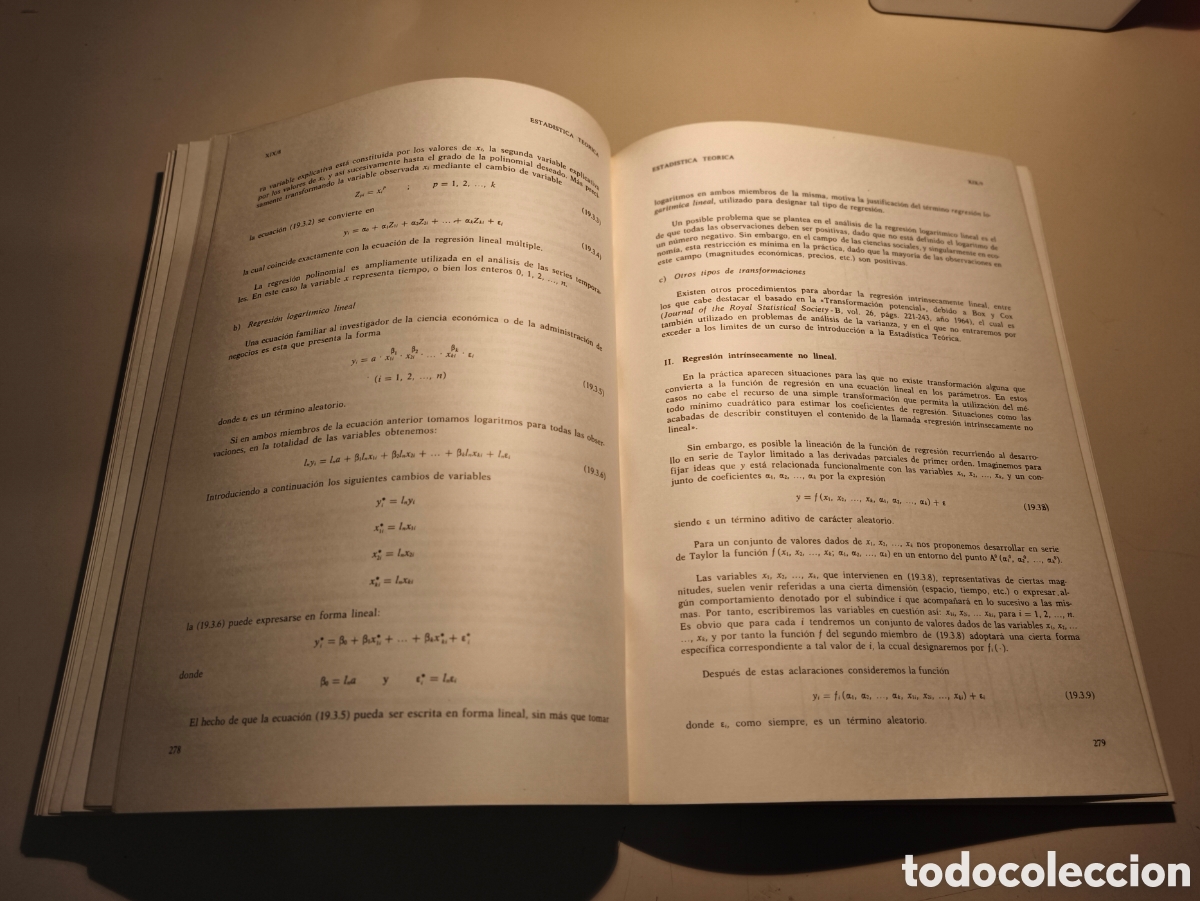 Libros de segunda mano: Estad&iacute;stica Teorica UNED curso 1976 - Foto 6