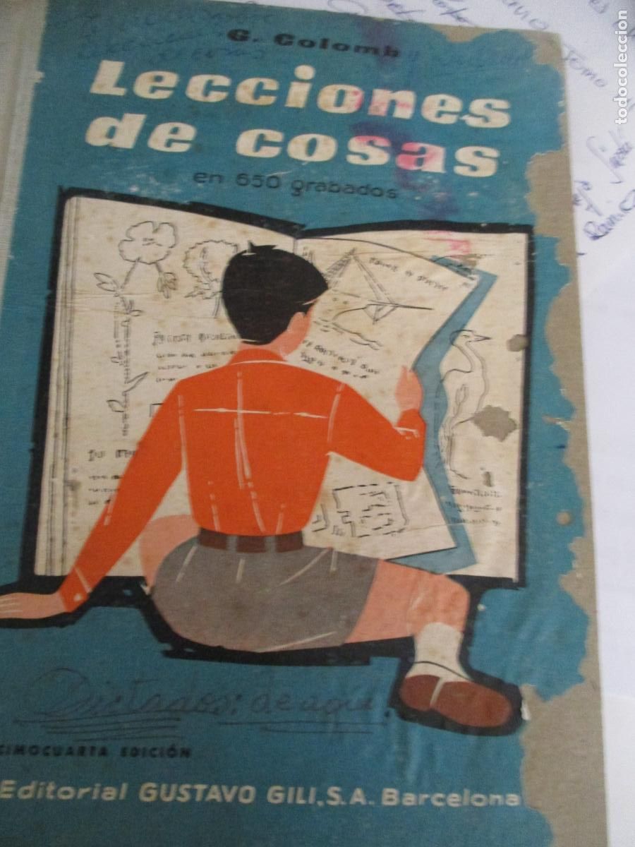 Libros de segunda mano: LECCIONES DE COSAS EN 650 GRABADOS-G. COLOMB-ADAPTADO: LUIS G. LE&Oacute;N-EDT. GUSTAVO GILI-BAR.- 1965