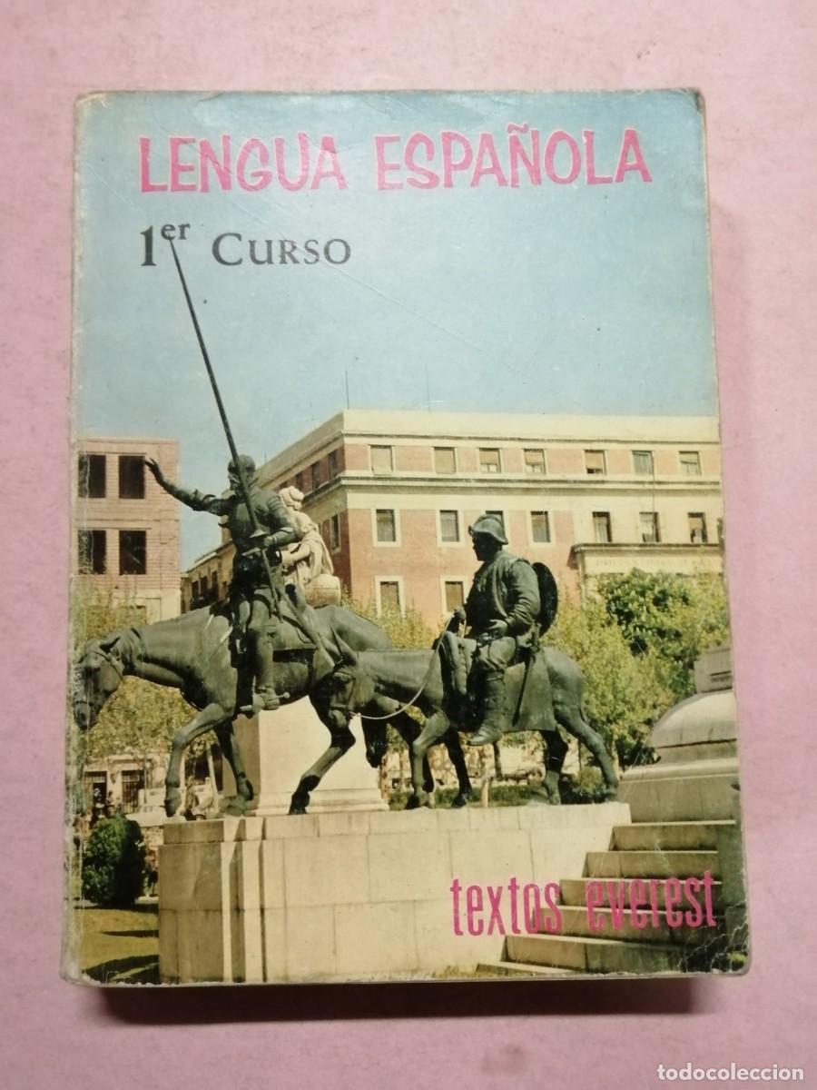 Libros de segunda mano: LENGUA ESPA&Ntilde;OLA 1er CURSO. TEXTOS EVEREST - Foto 1
