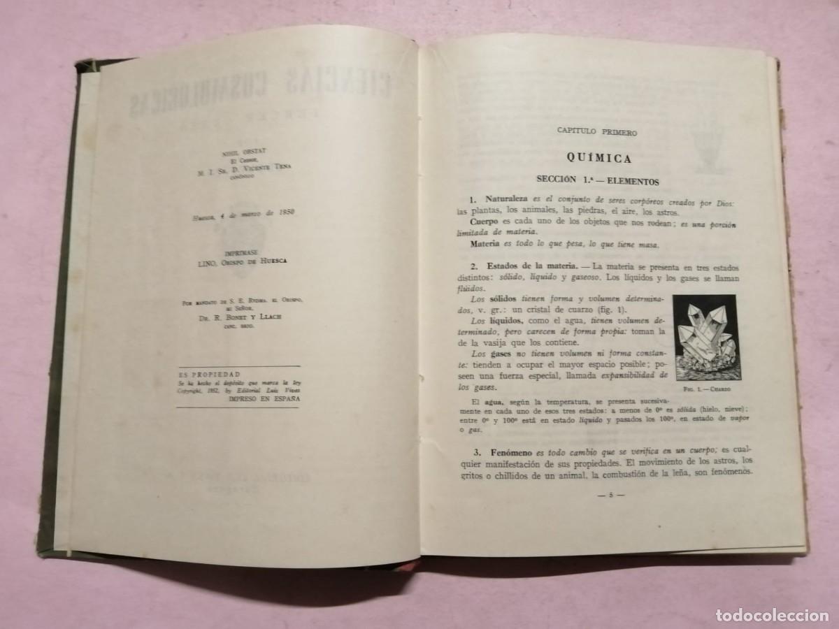 Libros de segunda mano: CIENCIAS COSMOLOGICAS, TERCER CURSO. EDELVIVES (1950) - Foto 3