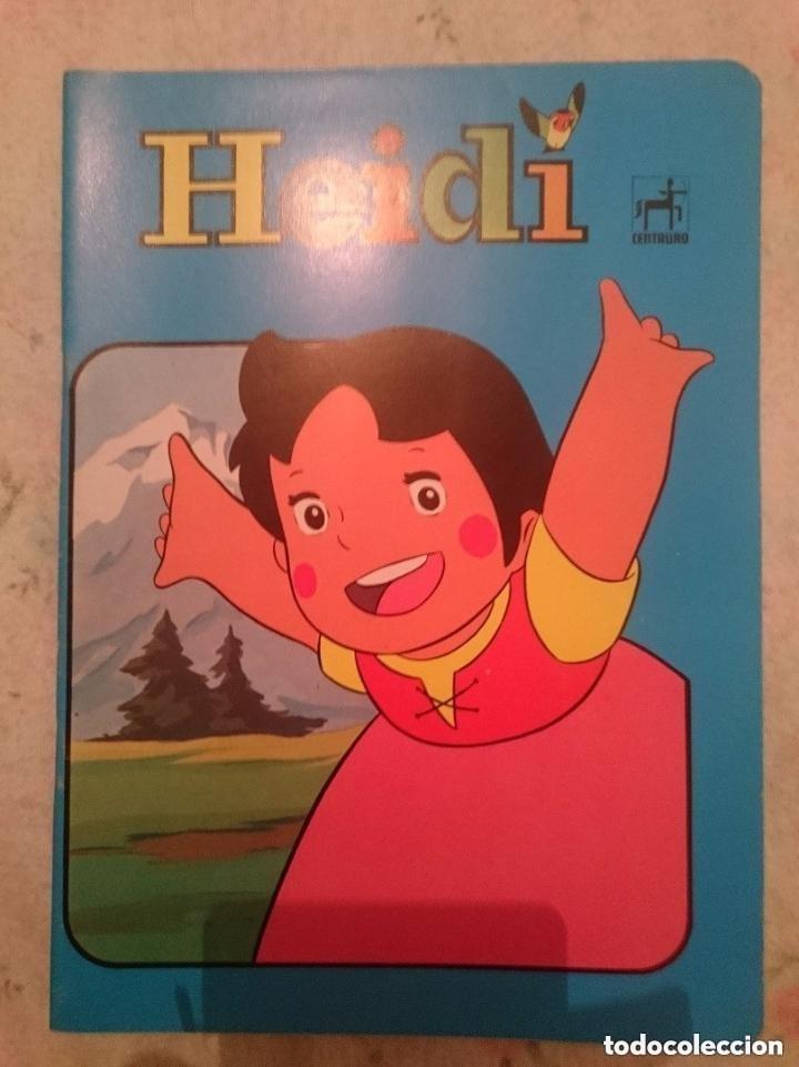 Libros de segunda mano: LIBRETA ESCOLAR - DIBUJOS HEIDI -SIN USAR -A&Ntilde;OS 70 - Foto 1