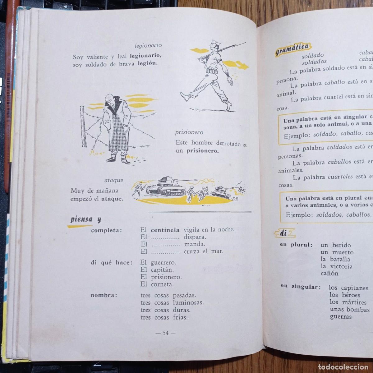 Libros de segunda mano: LENGUA ESPA&Ntilde;OLA GRADO ELEMENTAL 1&ordm; EDICIONES BRU&Ntilde;O 1961 - Foto 5