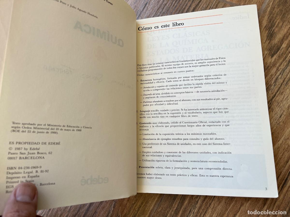 Libros de segunda mano: QUIMICA 4 - FP2 - SEGUNDO CURSO - EDEBE - Foto 6