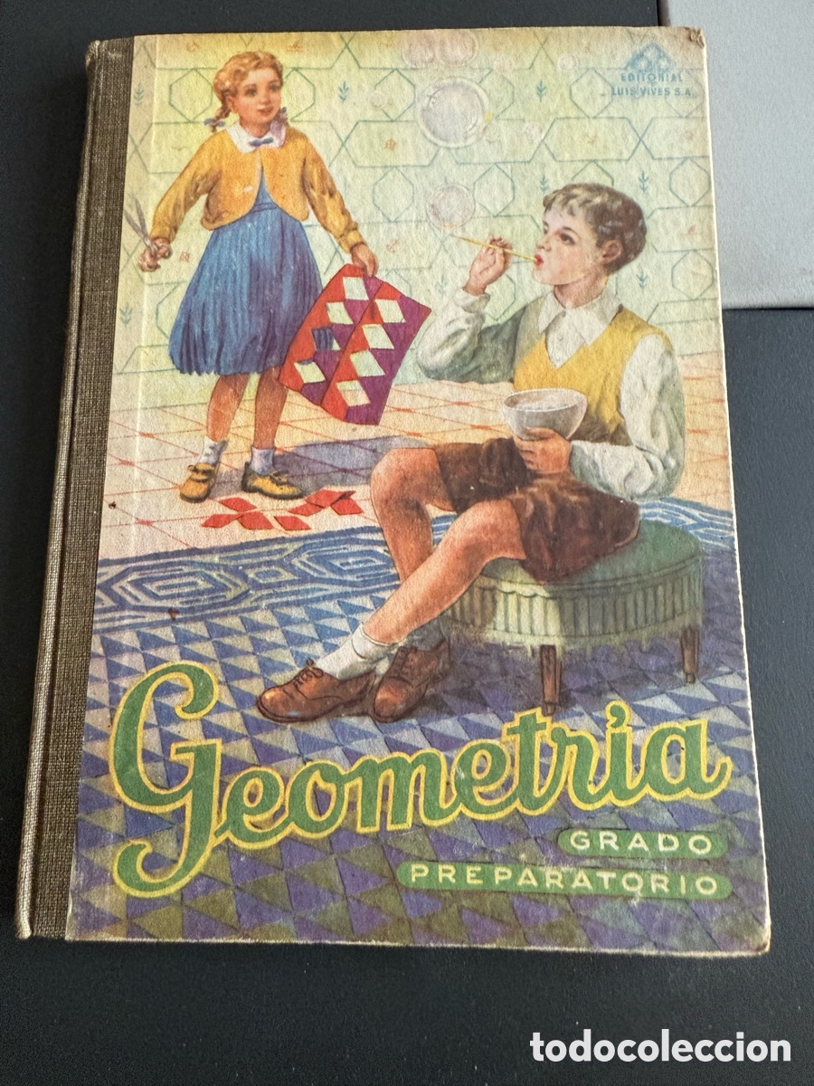 Libros de segunda mano: GEOMETR&Iacute;A. Grado Preparatorio. Ed LUIS VIVES. 1958 - Foto 1