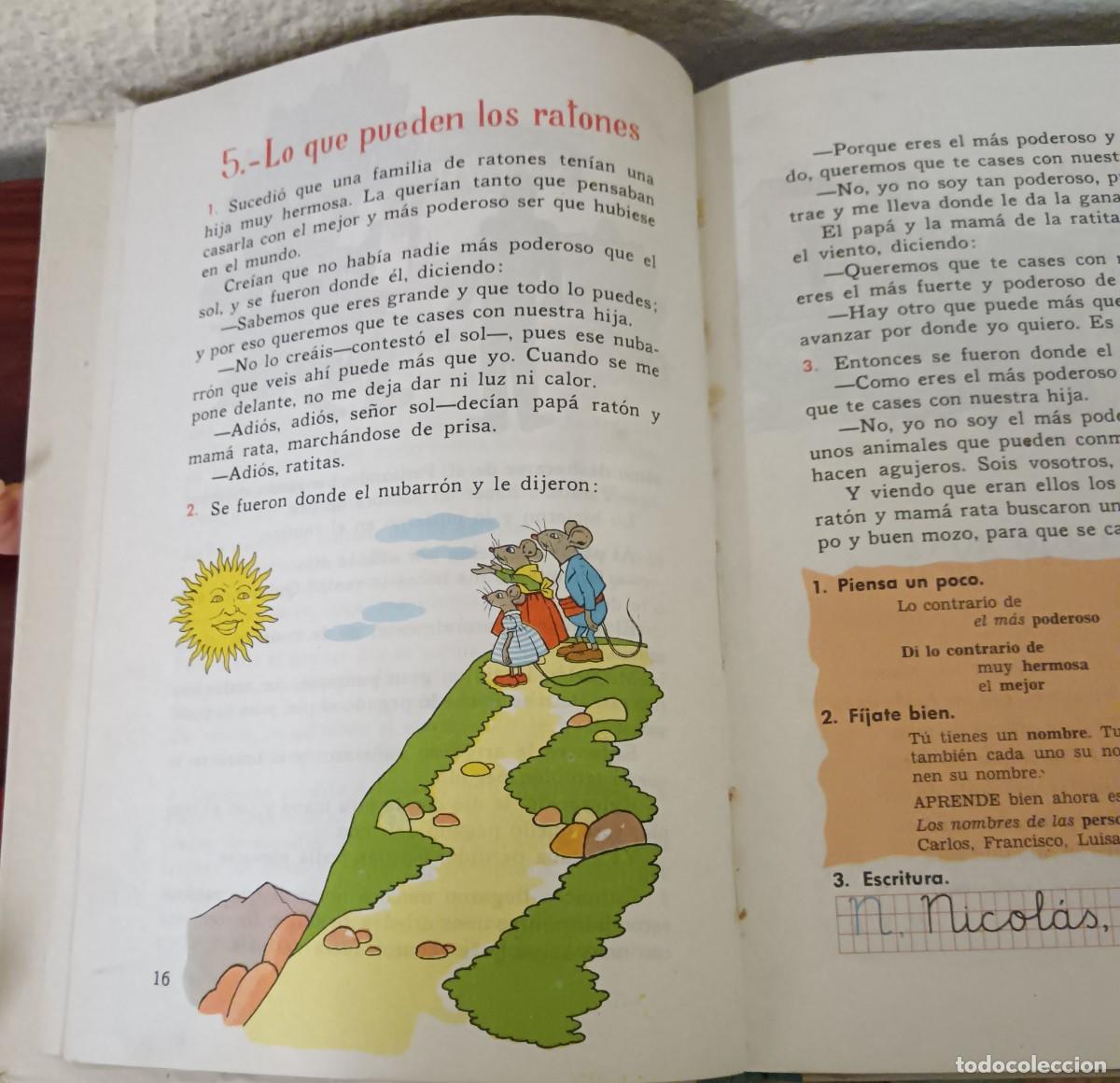 Libros de segunda mano: LECTURAS CON EJERCICIOS DE LENGUAJE Y ESCRITURA CUENTOS EDICIONES S.M. A&Ntilde;O 1966 - Foto 3