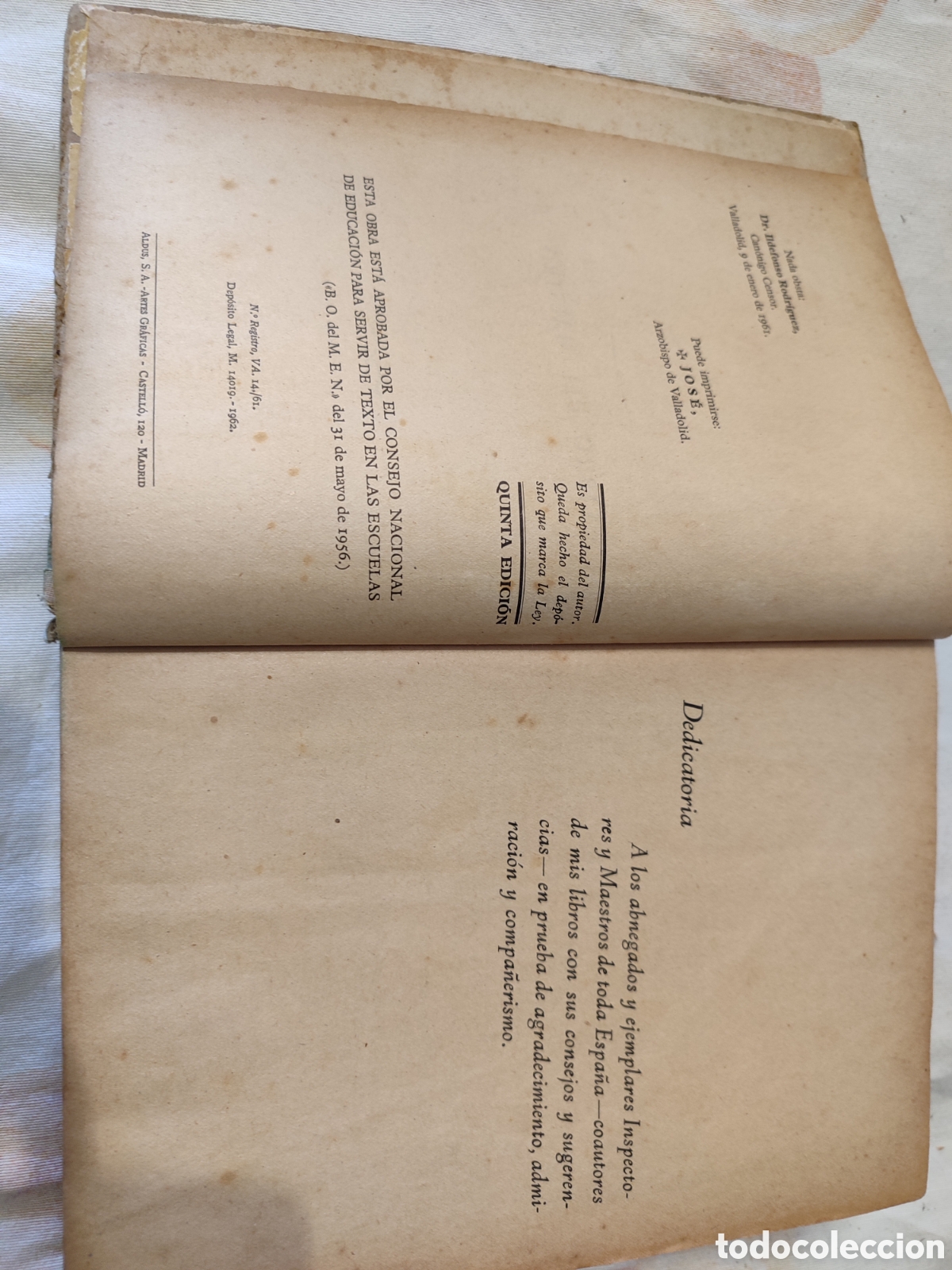 Libros de segunda mano: Libro del maestro. ALVAREZ. Sugerencias y ejercicios. 1962 - Foto 3
