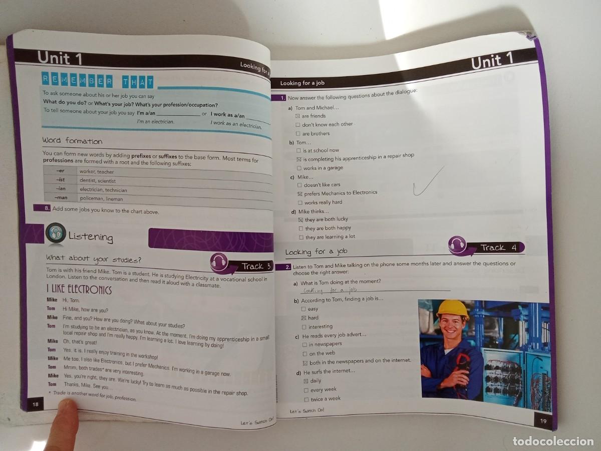 Libros de segunda mano: Let&rsquo;s switch on! Ingl&eacute;s para electricidad y electr&oacute;nica - Foto 3