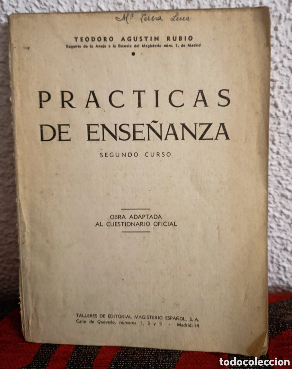 Libros de segunda mano: PRACTICAS DE ENSE&Ntilde;ANZA DE 1958 - Foto 1