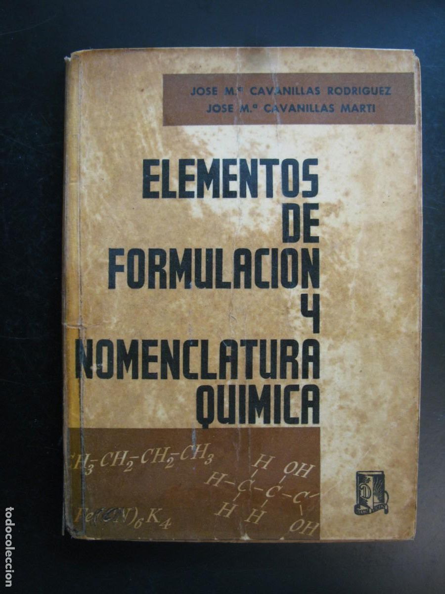 Libri di seconda mano: ELEMENTOS DE FORMULACI&Oacute;N Y NOMENCLATURA QU&Iacute;MICA