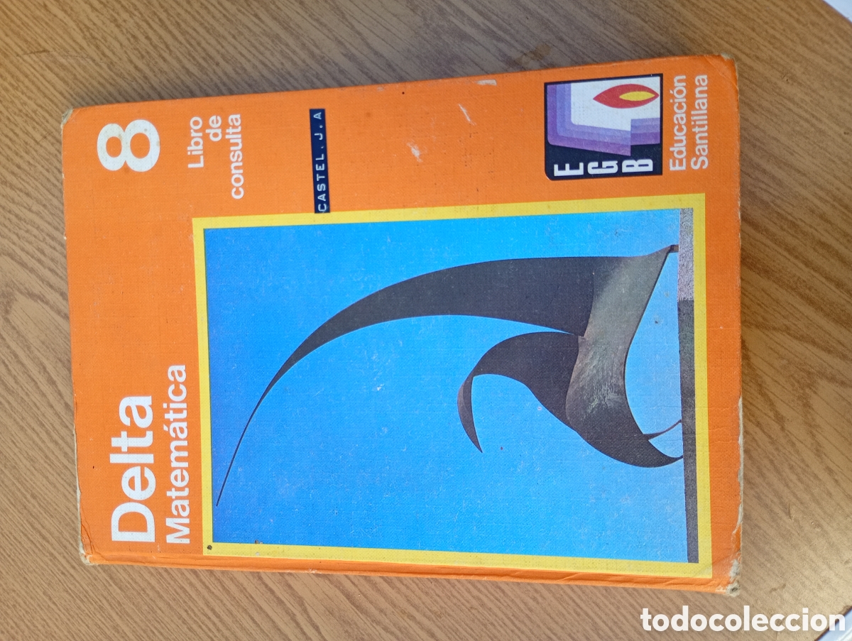 Libros de segunda mano: Delta matem&aacute;tica 8 libro de consulta egb - Foto 1