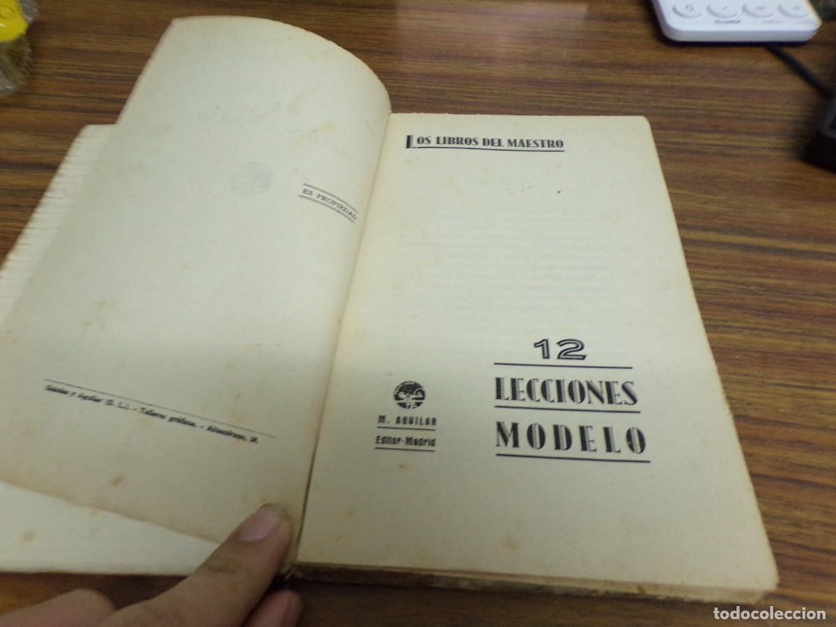 Libros de segunda mano: LOS LIBROS DEL MAESTRO. 12 LECCIONES MODELO - AGUILAR - Foto 3