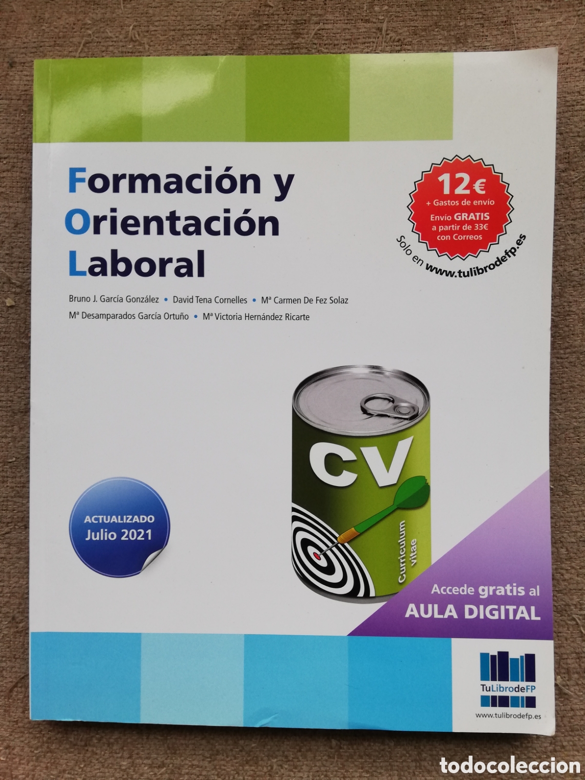 Second hand books: Formaci&oacute;n y orientaci&oacute;n laboral. Libro para FP. Actualizado Julio 2021