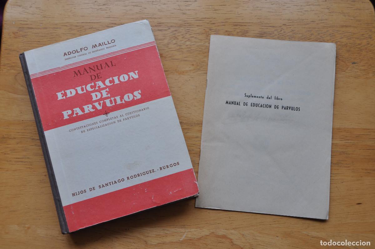 Libros de segunda mano: MANUAL DE EDUCACION DE PARVULOS (ADOLFO MAILLO) - Foto 4