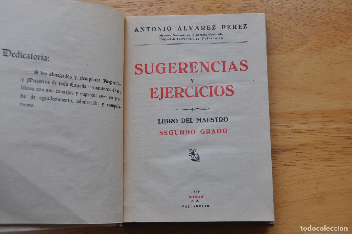 Libros de segunda mano: ENCICLOPEDIA ALVAREZ - SUGERENCIAS Y EJERCICIOS (SEGUNDO GRADO) - Foto 4