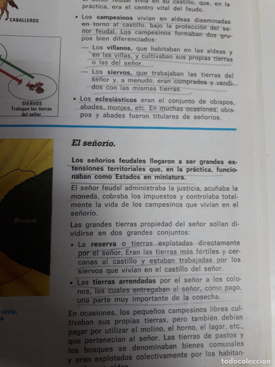 Libros de segunda mano: Antiguo libro de texto de Sociedad 6. EGB. Santillana. - Foto 6