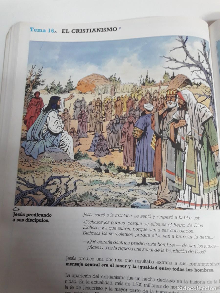 Libros de segunda mano: Antiguo libro de texto de Sociedad 6. EGB. Santillana. - Foto 7