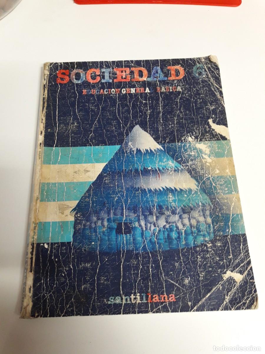 Libros de segunda mano: Antiguo libro de texto de Sociedad 6. EGB. Santillana. - Foto 1