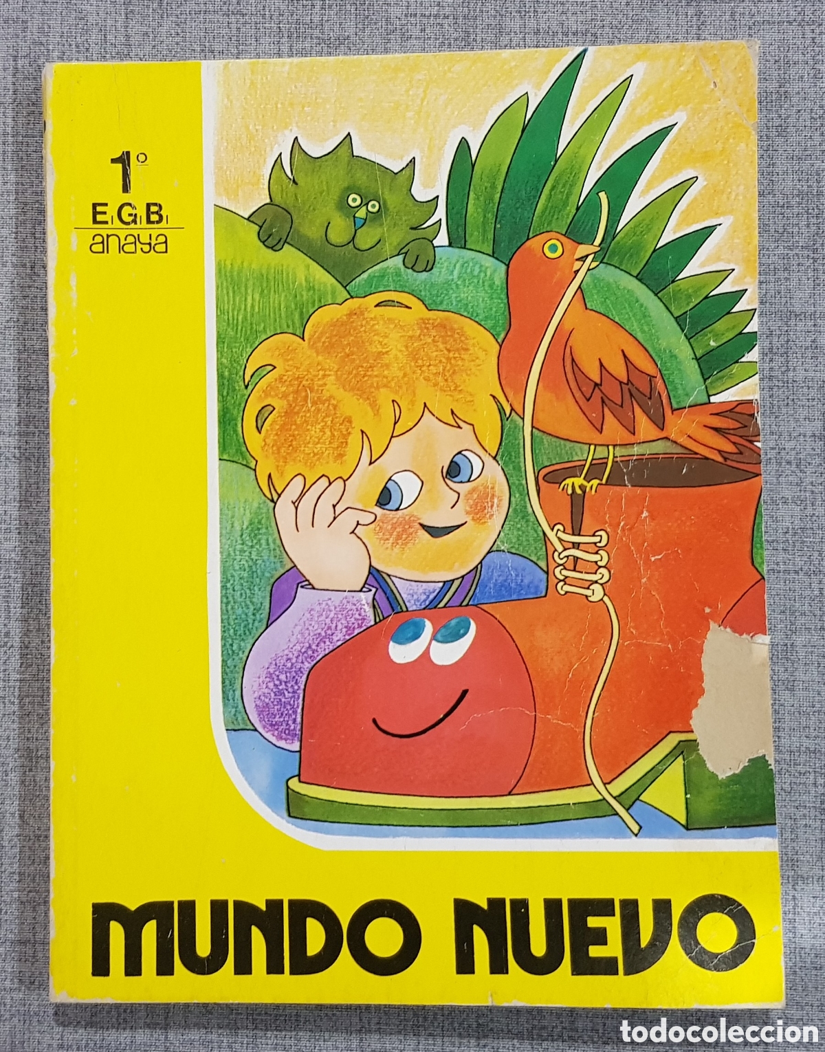 Libros de segunda mano: MUNDO NUEVO 1⁰ EGB CHAROL&Iacute;N Y MEDIASUELA. ANAYA 1980