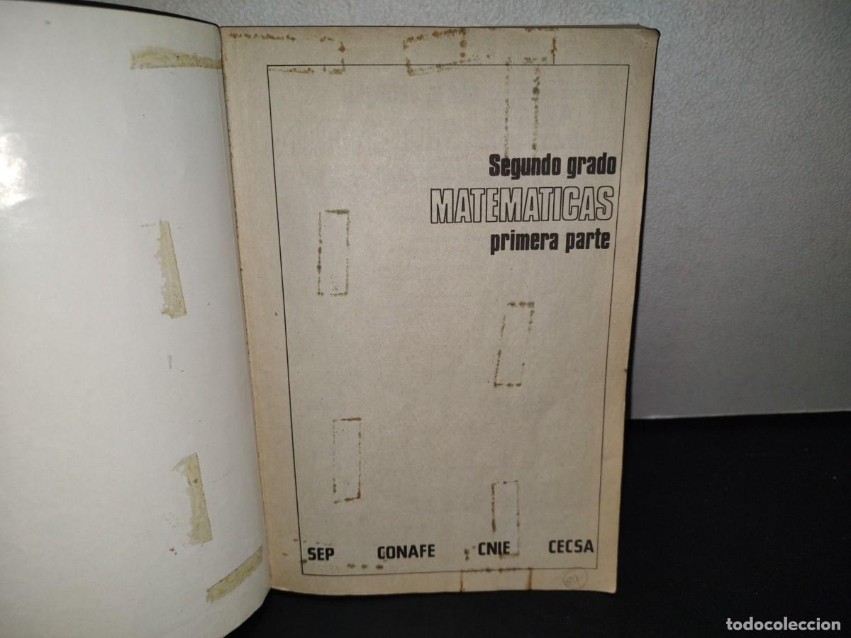 Libros de segunda mano: 213- SEGUNDO GRADO. MATEM&Aacute;TICAS SEP. PRIMERA PARTE . - Foto 3