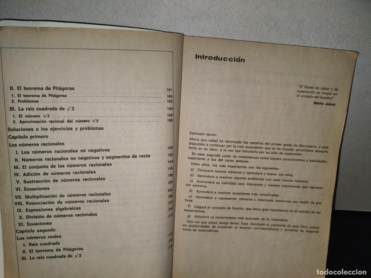 Libros de segunda mano: 213- SEGUNDO GRADO. MATEM&Aacute;TICAS SEP. PRIMERA PARTE . - Foto 6
