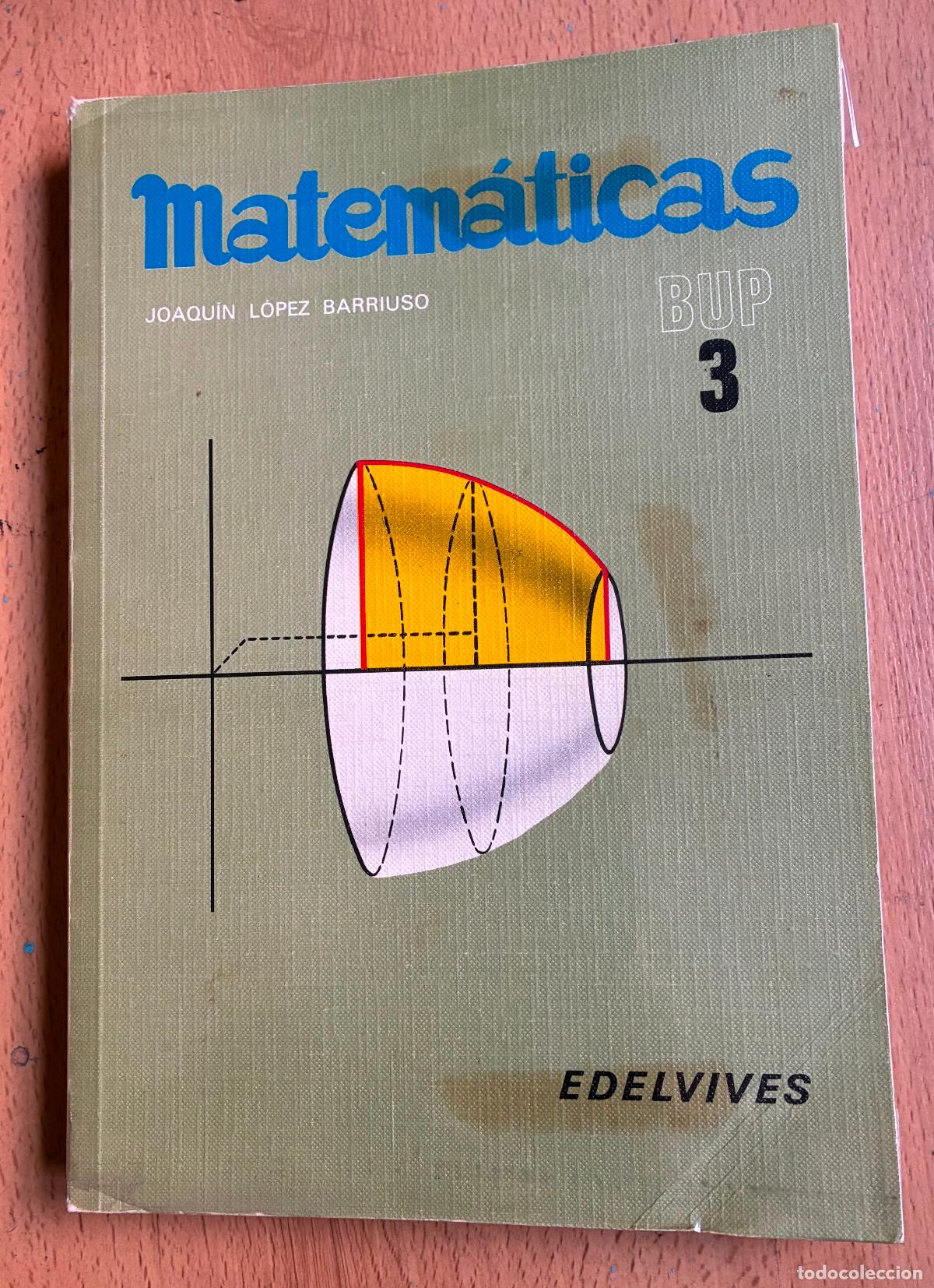 Libros de segunda mano: LIBRO MATEMATICAS 3 BUP EDELVIVES - Foto 1