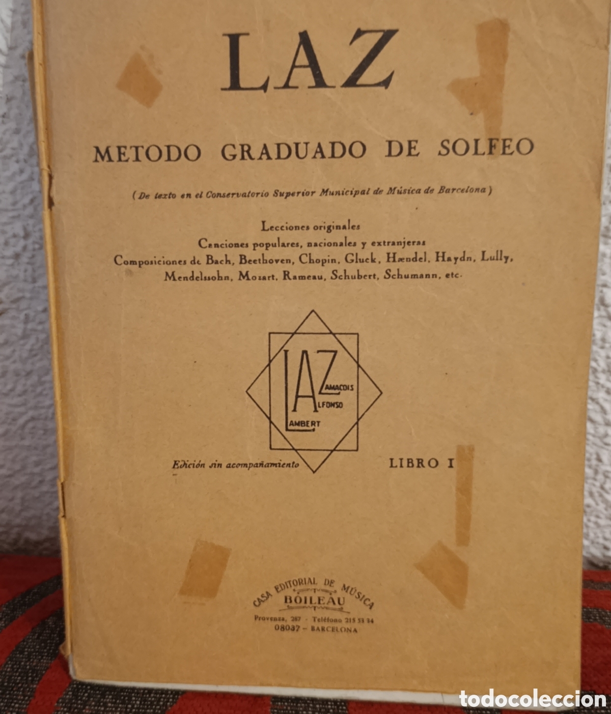 Libros de segunda mano: M&eacute;todo Graduado de Solfeo. Libro I (Ed. Boileau) - Foto 1